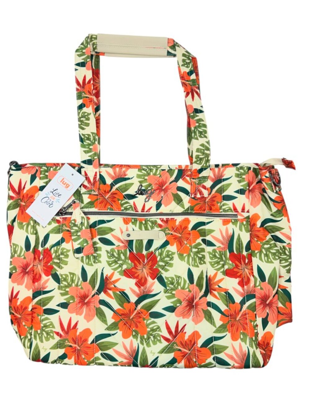 LUG Paddle Carry All Tote in Lush Luau New $110